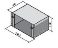 AdvancedTCA shelf HS1, 5 U, 6 slots, horizontal, AC version