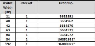 Rear Horizontal Rail C1 Order Info